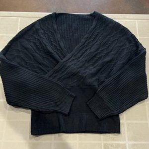 Shein Black form fitting sweater size large